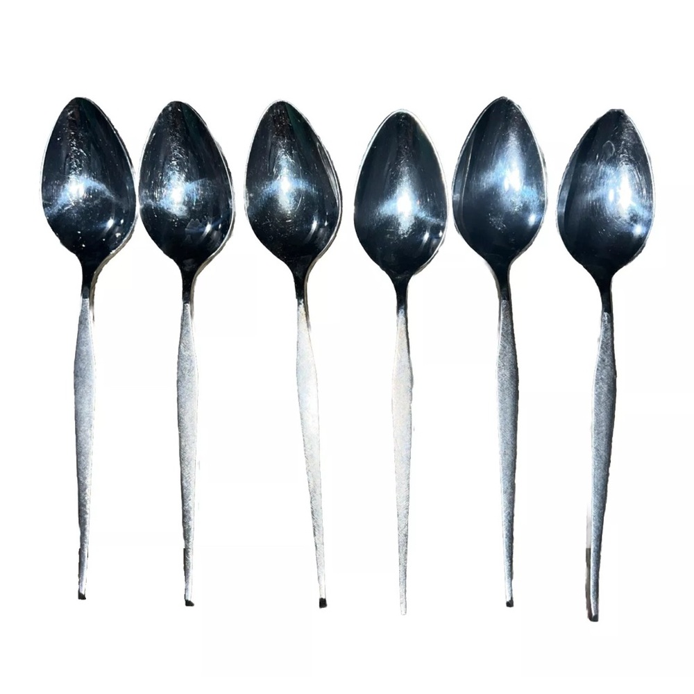 TOWLE STAINLESS SHAPE FLATWARE  SOUP SPOONS GERMANY